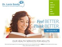 Tablet Screenshot of drloriesaxby.com